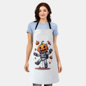 Pumpkin Astronaut - Spooky Space Explorer Shirt Schürze (Getragen)