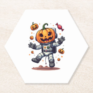 Pumpkin Astronaut - Spooky Space Explorer Shirt Untersetzer