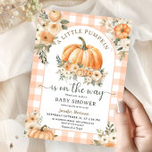 Pumpkin auf dem Weg Fall Baby Duschgeschlecht neut Einladung