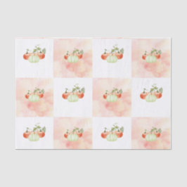 Pumpkin auf Weinflora Seidenpapier