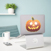 Pumpkin Aufkleber (Laptop auf Schreibtisch)