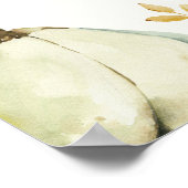 Pumpkin Autumn Baby Dusche Begrüßungszeichen Poster (Ecke)