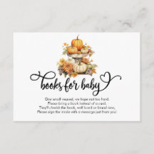 Pumpkin Autumn Babydusche | Bücher für Baby