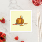 Pumpkin Autumn Custum Napkins Serviette (Beispiel)