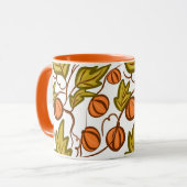 Pumpkin Autumn Hand Drawing Tasse (Vorderseite Links)