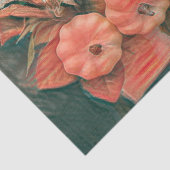 Pumpkin Autumn Orange Green Rustica Seidenpapier (Ausschnitt)