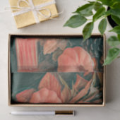 Pumpkin Autumn Orange Green Rustica Seidenpapier (Geschenk)