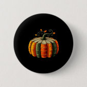 Pumpkin Autumn Season Book Lover Books Reading Hal Button (Vorderseite)