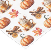 Pumpkin Autumn Table Runner Kurzer Tischläufer (Ecke)