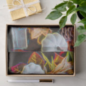 Pumpkin Autumn White Orange Glows Seidenpapier (Geschenk)