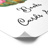 Pumpkin Baby Duschbücher Karten und Geschenke Poster (Ecke)