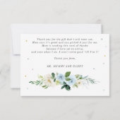 Pumpkin Baby Dusche Boy Fall Blue Pumpkin Dankeskarte (Rückseite)