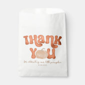 Pumpkin Baby Dusche Danke Bag Geschenktütchen (Vorderseite)