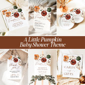Pumpkin Baby Dusche Danke Karte, Boho Fall Baby