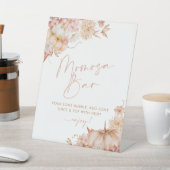 Pumpkin Baby Dusche Fall Mimosa Momosa Bar Sign Sockelschild (In SItu)