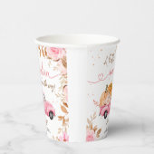 Pumpkin Baby Dusche Fall rosa LKW Papier Pappbecher (Rechts)