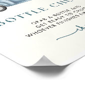 Pumpkin Baby Dusche Flasche Umarmung Spielzeichen Poster (Ecke)