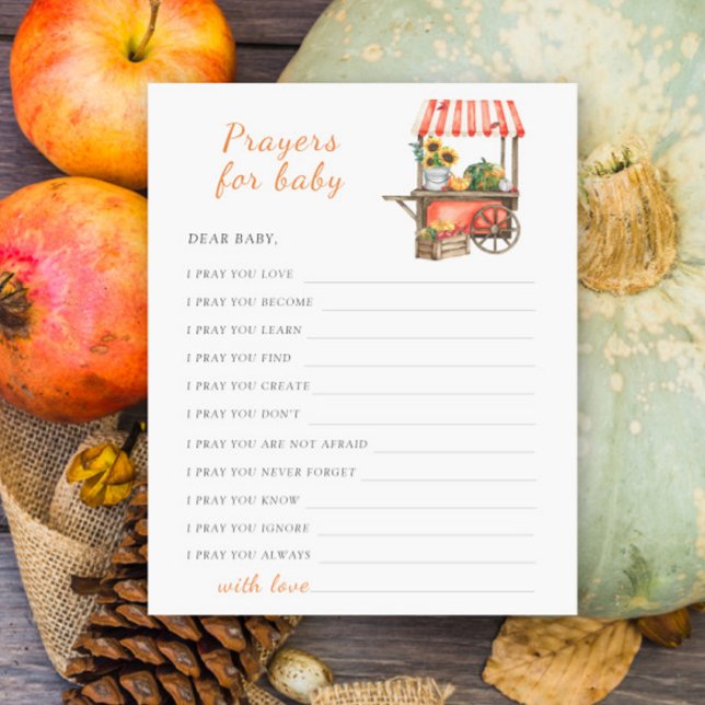 Pumpkin Baby Dusche Gebete für Baby (Von Creator hochgeladen)