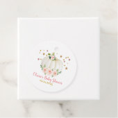 Pumpkin Baby Dusche Geschenkanhänger (Beispiel)