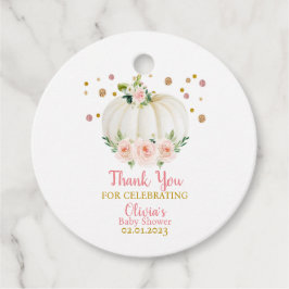 Pumpkin Baby Dusche Geschenkanhänger