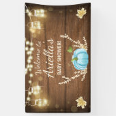 Pumpkin Baby Dusche Hintergrund Banner Herbst Herb (Vertikal)