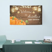 Pumpkin Baby Dusche Hintergrund Banner Herbst Herb (Messeveranstaltung)
