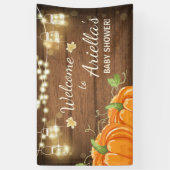 Pumpkin Baby Dusche Hintergrund Banner Herbst Herb (Vertikal)