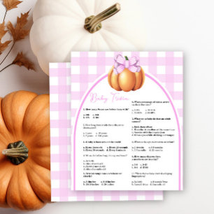 Pumpkin Baby Dusche Kinderspiel