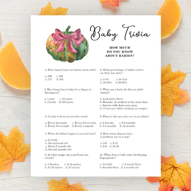 Pumpkin Baby Dusche Kinderspiel (Von Creator hochgeladen)