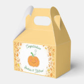 Pumpkin Baby Dusche Niedlich Fall Danke Geschenkschachtel (Rückseite)