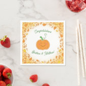 Pumpkin Baby Dusche Niedlicher Fall Serviette (Beispiel)
