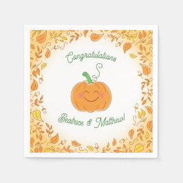 Pumpkin Baby Dusche Niedlicher Fall Serviette