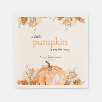 Pumpkin Baby Dusche Serviette