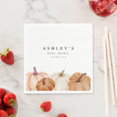 Pumpkin Baby Dusche Serviette (Beispiel)