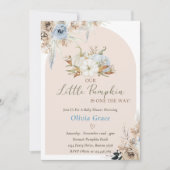 Pumpkin Baby Dusche Unsere kleine Pumpkin Einladung (Vorderseite)