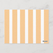 Pumpkin Baby Dusche Wünsche für Baby Postkarte (Rückseite)