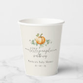 Pumpkin Baby Duschkabine Party Tableware Papierabf Pappbecher (Vorderseite)