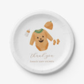 Pumpkin Baby Duschpapier Teller (Vorderseite)