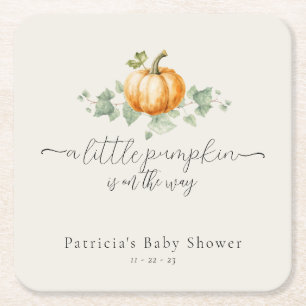 Pumpkin Baby Duschplatz Untersetzer