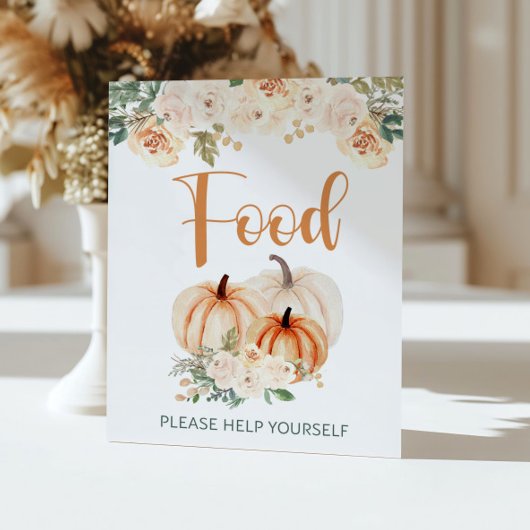 Pumpkin Baby Duschvorrichtung Poster