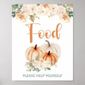 Pumpkin Baby Duschvorrichtung Poster (Vorne)