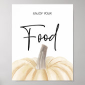 Pumpkin Baby Duschvorrichtung Poster (Vorne)