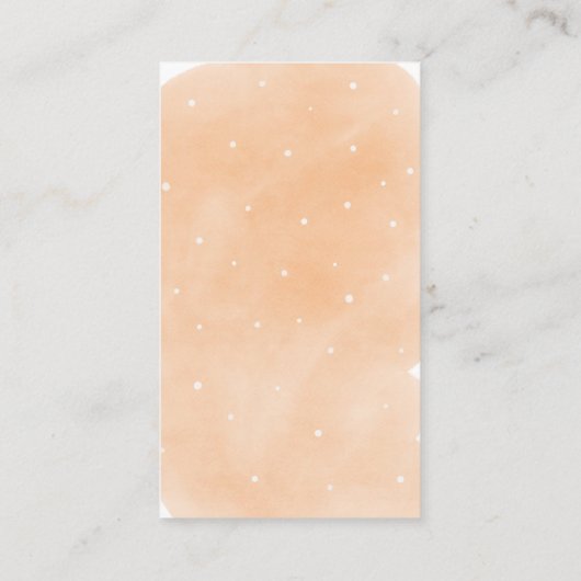 Pumpkin Baby Duwer Windel Raffle Begleitkarte (Rückseite)