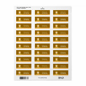 Pumpkin-Baby-Rücksendeadressen-Aufkleber (Vorne)