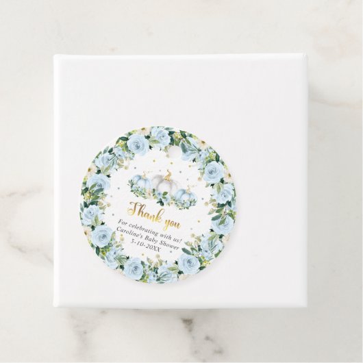 Pumpkin Baby Showboy Fall Pumpkin Geschenk Geschenkanhänger (Beispiel)