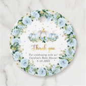 Pumpkin Baby Showboy Fall Pumpkin Geschenk Geschenkanhänger (Vorderseite)