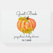 Pumpkin Baby Showdown Gästebuch (Rückseite)