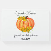 Pumpkin Baby Showdown Gästebuch (Vorderseite)