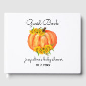 Pumpkin Baby Showdown Gästebuch (Vorderseite)