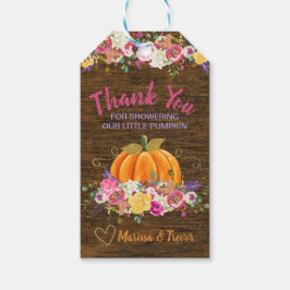 Pumpkin, Baby SHower Danke Tag, Gefallen Tag, Geschenkanhänger